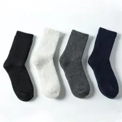 靴下の女性 メンズ厚いウールの靴下柔らかい暖かい極暖靴下✨