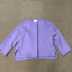 ノーカラーコート ピーコート