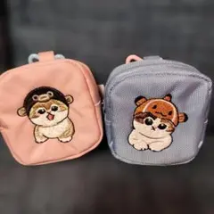 mofusand 刺繍ポーチ 2個セット