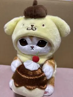 mofusand×サンリオキャラクターズ ぬいぐるみSポムポムプリン モフサンド