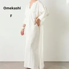 週末価格Omekashi オメカシ マルチウェイリネンワンピース ホワイト Fのサムネイル