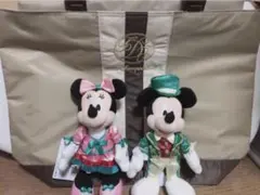 東京ディズニーランドホテル宿泊者限定ぬいぐるみバッヂつきトートバッグ