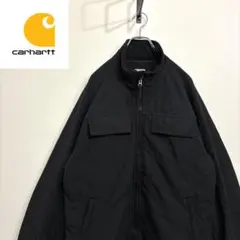 超人気❗️カーハート　ナイロンジャケット　L90sワンポイント刺繍ロゴ古着希少レア