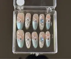 マグネットフレンチネイルチップ 10個セット