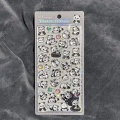 【新品未使用】ボンボンドロップシール パンダ