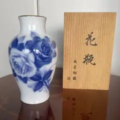 2025年最新】大倉陶園 ブルーローズ 花瓶の人気アイテム - メルカリ