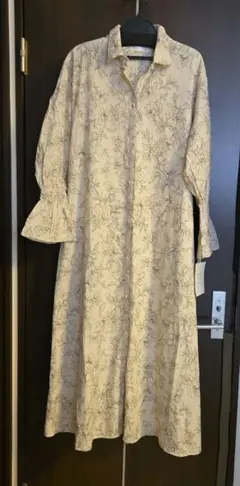 SNIDEL HOME 花柄ロングシャツワンピース