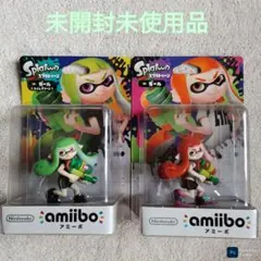 【未開封】アミーボ　 スプラトゥーン　ガール・ガール ライム グリーン　2点
