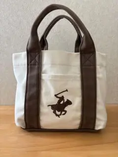 U.S. POLO ASSN. キャンバストート トートバッグ モカ茶