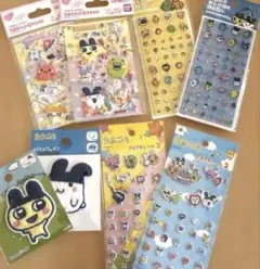 たまごっち　シールまとめ売り タイルシール ワッペン たまもりシール