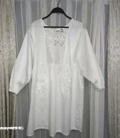 ✨️未使用品✨️白 エプロン 桂由実 セレモニー 日本製