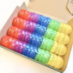 30個　空カプセル ノンセパレート 小さめ　ガチャガチャ　5色×6