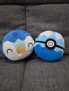 ポケットモンスター　ポケモン　ぬいぐるみ　ポーチ　ポッチャマ　ダイブボール