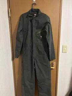 Dickies オールインワン 長袖つなぎ カーキ