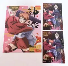 銀魂 吉原大炎上 ポストカード クリアシートコレクション 神楽 月詠