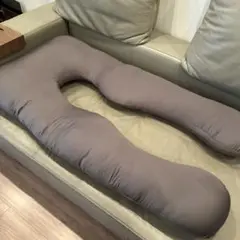 【ほぼ未使用】ハグモッチプレミアム　快眠　枕　抱き枕 グレー