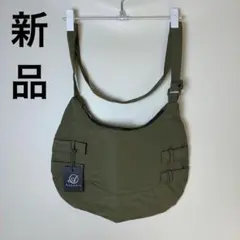【新品】ショルダーバッグ グリーン カーキ 大容量 斜めがけ クロスボディ