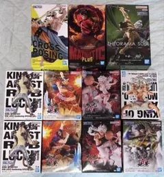 ワンピースフィギュア11点 KING OF ARTISTギア5 ルッチ 戦光絶景