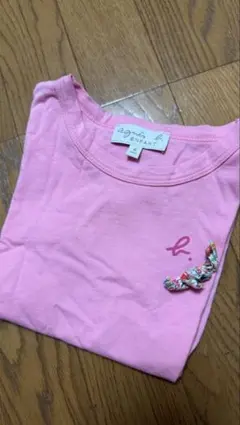agnes b. ENFANT ピンク 半袖Tシャツ 6ans