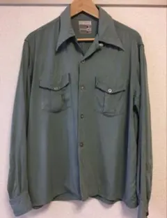 50s レーヨンシャツ　開襟　ヴィンテージ　60s