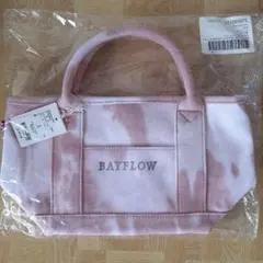 新品未使用BAYFLOW 20SタイダイロゴトートS ピンクのサムネイル