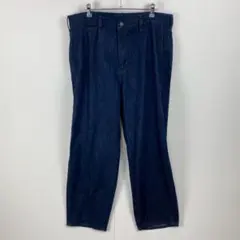 UNIQLO ユニクロ ワイドテーパードジーンズ デニムパンツ バレルシルエット