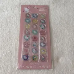 おはじきふうシール　ハローキティ　サンリオ　サンスター　バンダイナムコ