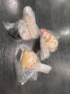 【未開封】ちいかわ寿司フィギュアキーホルダー モモンガ シーサー 栗まんじゅう