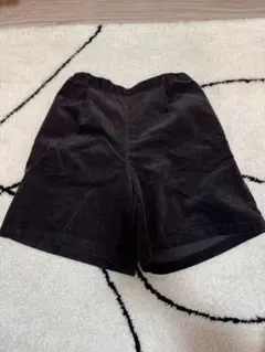 コーデュロイ ダークブラウン ハーフパンツ