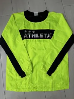 ATHLETA 蛍光イエロー 長袖ピステ 160