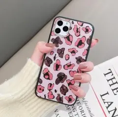 ☆iPhone11ProMaxケース、レオパード柄、ラメ入りピンク☆豹柄、7用他のサムネイル