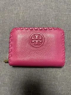 Tory Burch トリーバーチ コインケース ミニウォレット鮮やかピンク