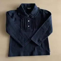 COMME CA ISM キッズ 長袖カットソー ブラック 100A