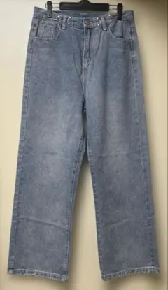 SHEIN デニムパンツ ライトブルー Mサイズ