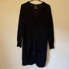 U by Ungaro 長袖 ツイードカーディガン ブラックのサムネイル
