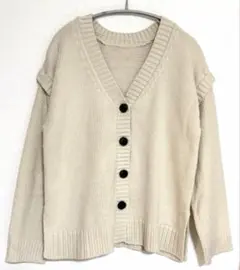 ＊ GU Vネックカーディガン 2way 袖取り外し可 ＊