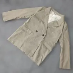 ★b2794 H&M エイチアンドエム【S】チェック柄 テーラードジャケット