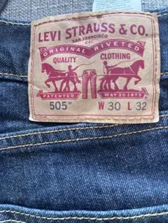 Levi's 505 ダークブルー W30 L32