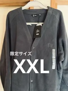 最終値下ユニクロneedlesグレー フリース カーディガン限定XXL完売品