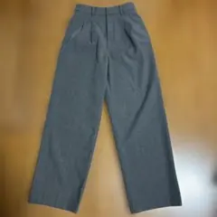 UNIQLO XS グレー ワイドパンツ