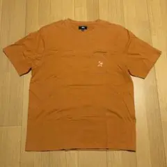 Stussy オレンジ ポケット Tシャツ XL