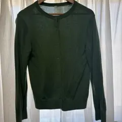 UNIQLO グリーン 長袖カーディガン L