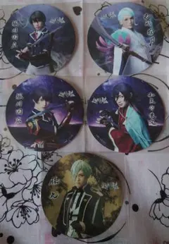 刀ミュ　2.5Dカフェ　コースター　幕末天狼傳　髭切　膝丸　双騎出陣