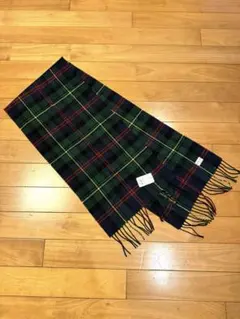 【新品未使用】アクリルマフラー　チェック柄