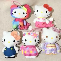 キティちゃん　ぬいぐるみ　キーホルダー　ストラップ　まとめ売り　コラボ　50周年