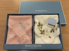 【新品】 WEDGWOOD ハンカチ 刺繍 2枚 セット 箱付き