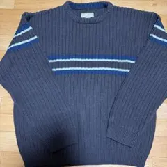 SUN RIVER ダークグレー ニット セーター