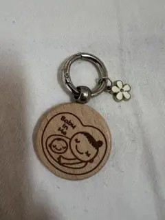 木製キーホルダー マタニティマーク