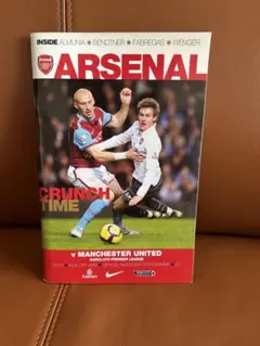 レア Arsenal v Manchester United プログラム