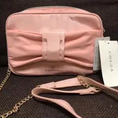 ジルスチュアート風 リボンショルダーバッグ ピンク 推し活 遠征